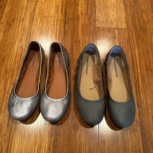 Final!!! $20 total 2 Pair 8.5M New Lucky Brand & Like new Amazon Flats